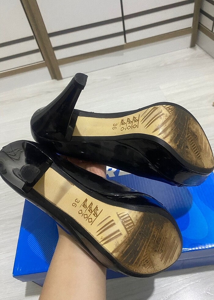 Rugan abiye ayakkabı 36 numara - Görsel 5