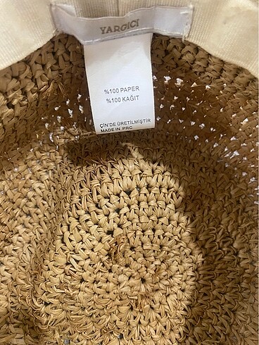 Yargıcı hasır şapka - Görsel 6