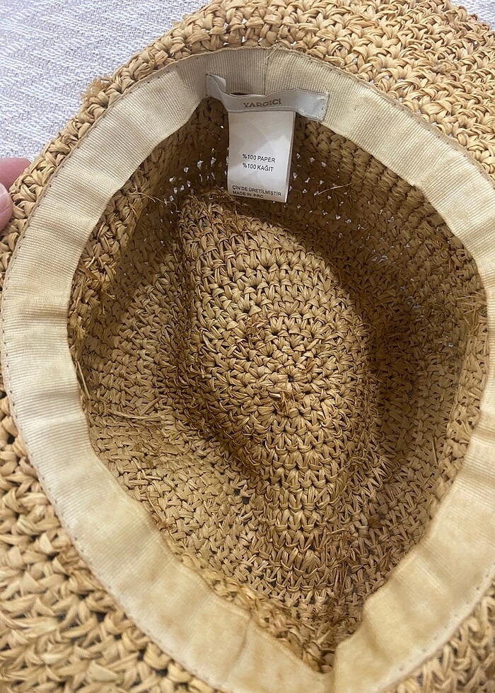 Yargıcı hasır şapka - Görsel 5