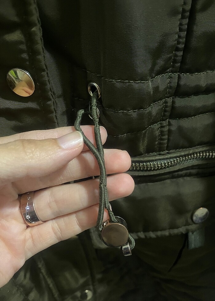 Lc wakiki kadın haki renk mont - Görsel 2