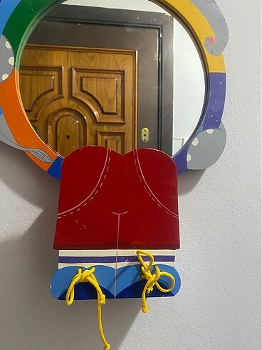 Ahşap diğer marka ayna ve kalemlik - Görsel 4