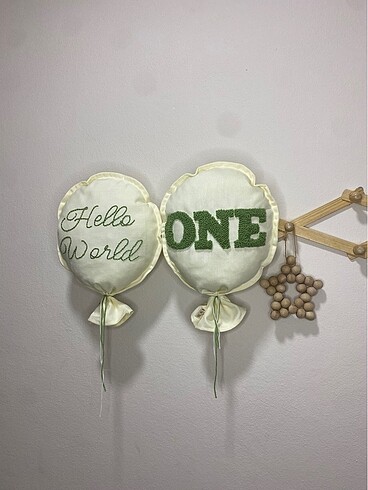 Puffy Pie Dekoratif balon yastık isme özel baby shower punch
