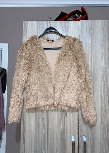 Kısa Kesim Kadın Suni Kürk Ceket - Görsel 2
