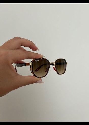 Kahverengi Şeffaf Kadın Güneş Gözlüğü - Görsel 3