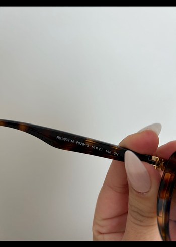 Kahverengi Şeffaf Kadın Güneş Gözlüğü - Görsel 2