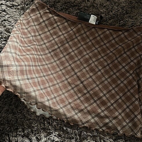 2000s h&m ekose fairycore vintage mini etek