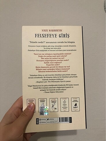  Felsefeye giriş kitabı