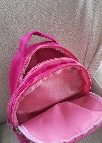 Renkli Unicorn Desenli Pembe Çocuk Okul Çantası - Görsel 5