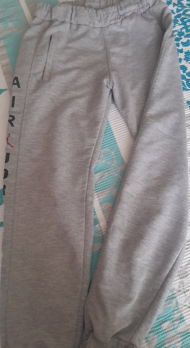 Gri Baskılı Erkek Çocuk Eşofman Altı - Görsel 4