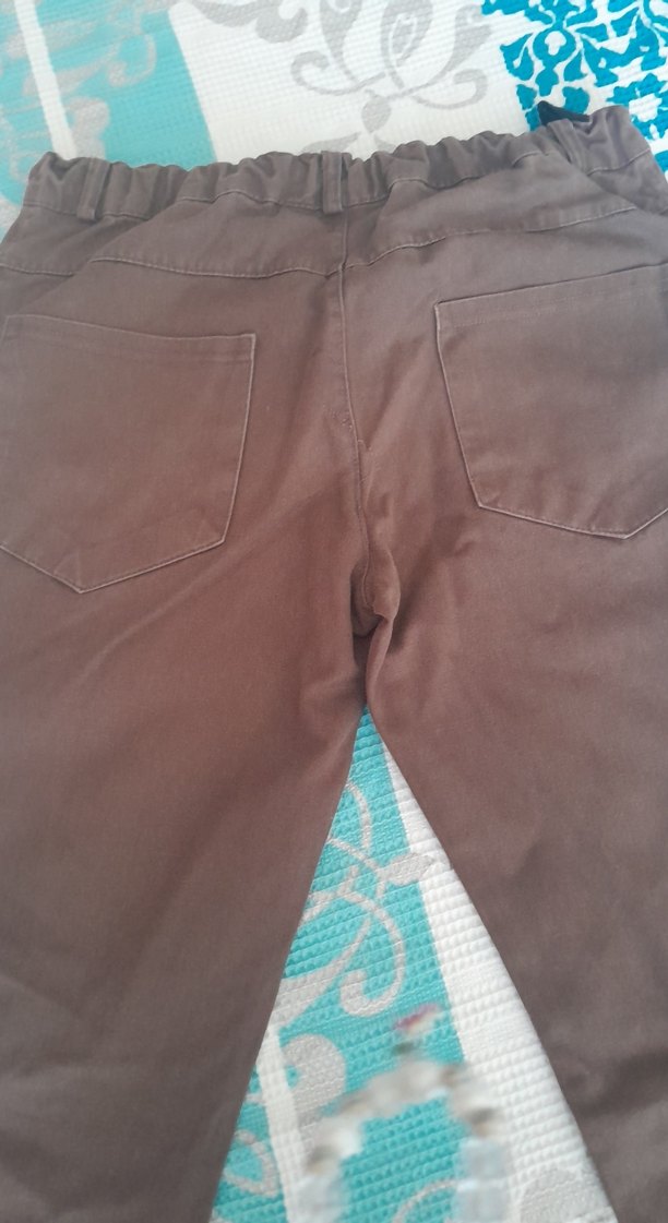 Kahverengi Bel Bantlı Erkek Çocuk Pantolon - Görsel 3