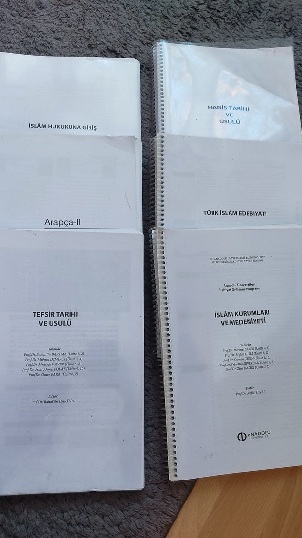 AÖF ilahiyat Üniversite Ders Notları Seti - Görsel 3