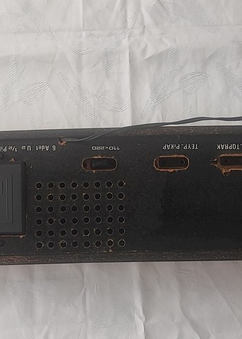 Çil durumda antika Balkan M-1005-L Kısa-Orta-Uzun radyo - Görsel 7