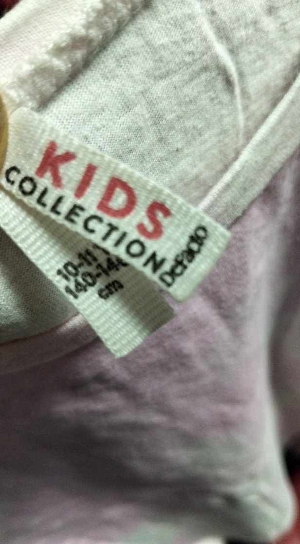 Kızlar için kısa kollu pembe batik tişört - Görsel 2