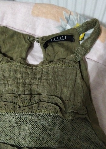 Kemerli Haki Midi Etek - Görsel 3