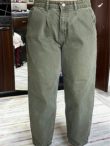 Haki baggy pantolon