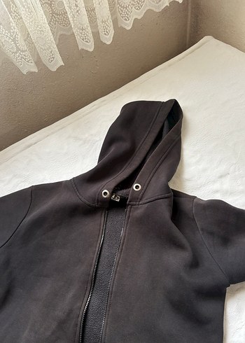 Erkek Kapüşonlu Fermuarlı Sweatshirt - Görsel 2