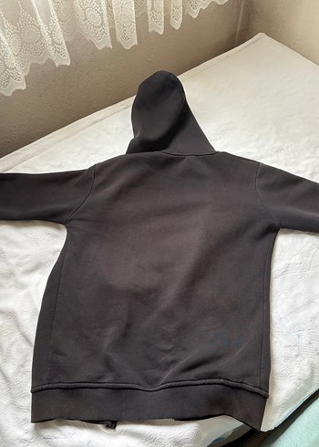 Erkek Kapüşonlu Fermuarlı Sweatshirt - Görsel 3