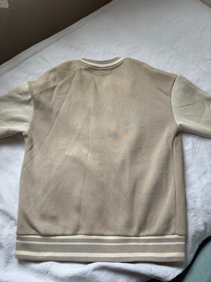 Bej Düğmeli Rahat Erkek Kolej Ceket - Görsel 4