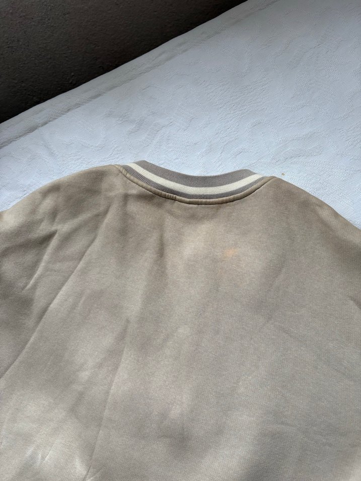 Bej Düğmeli Rahat Erkek Kolej Ceket - Görsel 5