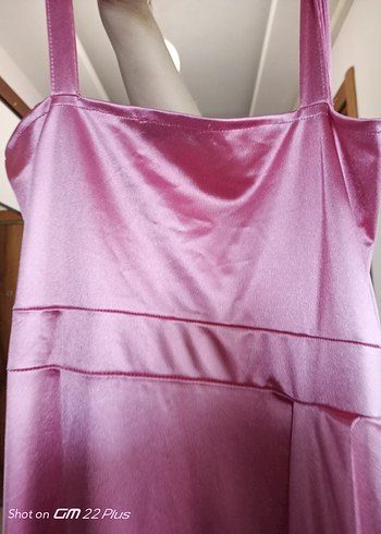 EMIR BELA Pembe Drapeli Uzun Abiye Elbise - Görsel 10