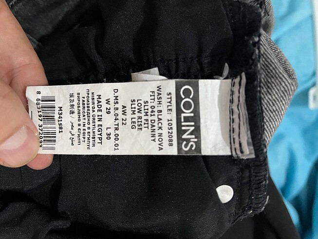 29 Beden gri Renk Skinny Jean Colin?s