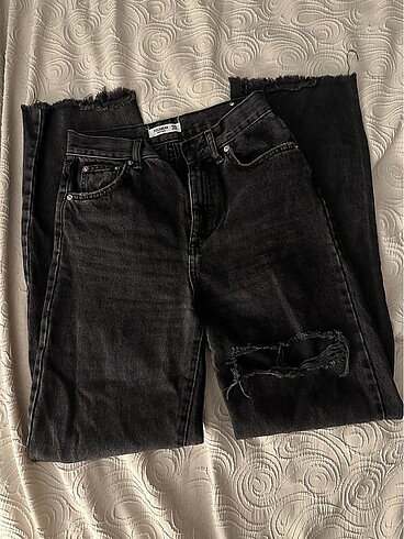 pull&bear straight siyah jean