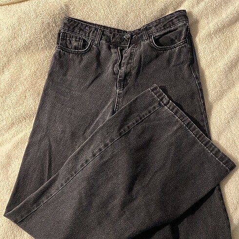 addax antrasit wide leg jean