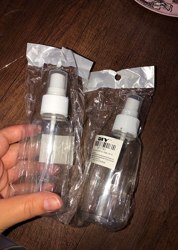 Beden Şeffaf Sprey Şişeleri 100 ml 5 tanesi