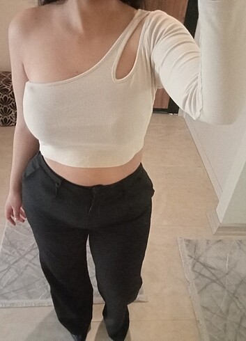 m Beden Trendyolmilla Tek Omuz Bluz