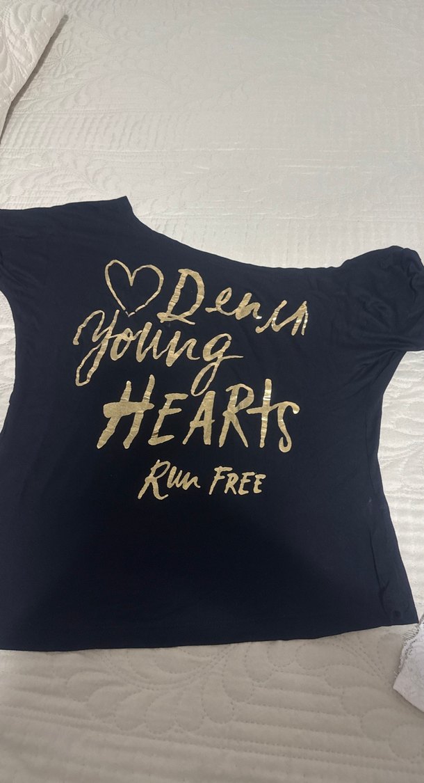 Baskılı kısa kollu hamile üstü, straplez kesim - Görsel 3