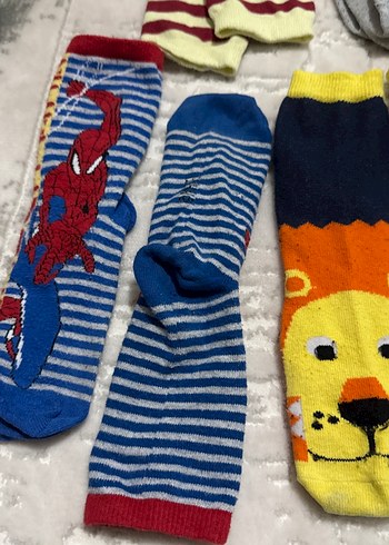 Erkek Çocuk Renkli Desenli Çorap Seti - Görsel 2