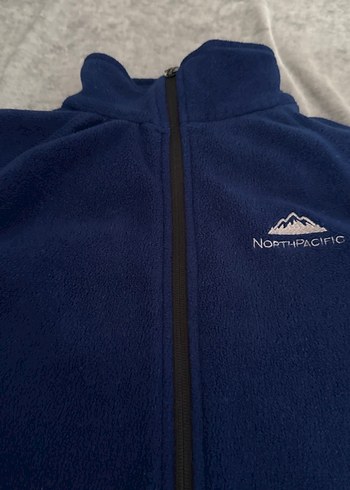 Erkek çocuk Mavi Fermuarlı Yüksek Yakalı Polar - Görsel 2