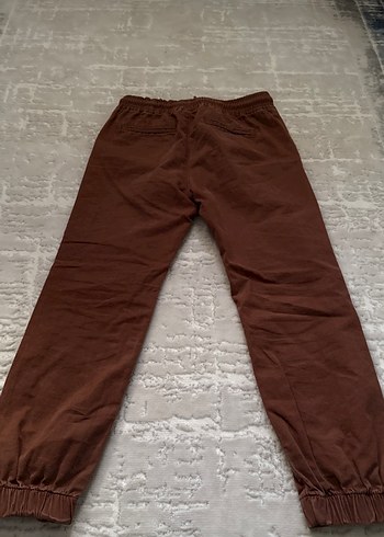 Erkek çocuk Kahverengi Keten Rahat Kesim Sweatpant - Görsel 2