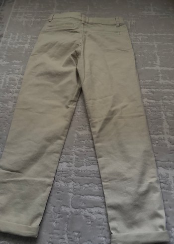 Hiç giyilmedi etiketi kopmuş Düğmeli erkek çocuk Pamuk Pantolon - Görsel 3