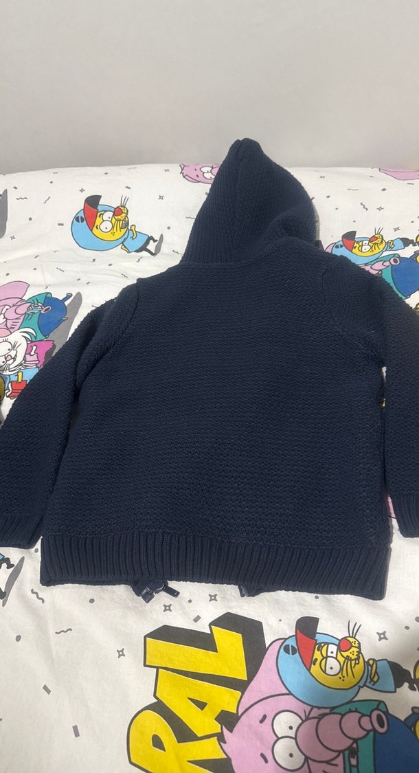 Siyah Kürklü erkek çocuk  Kışlık Ceket - Görsel 4