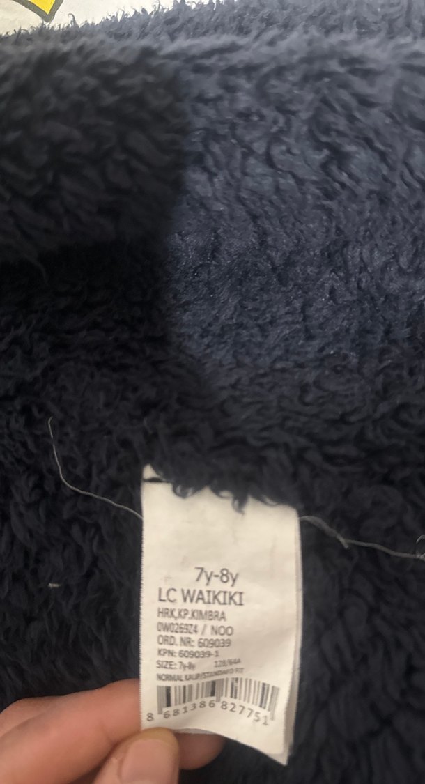 Siyah Kürklü erkek çocuk  Kışlık Ceket - Görsel 2