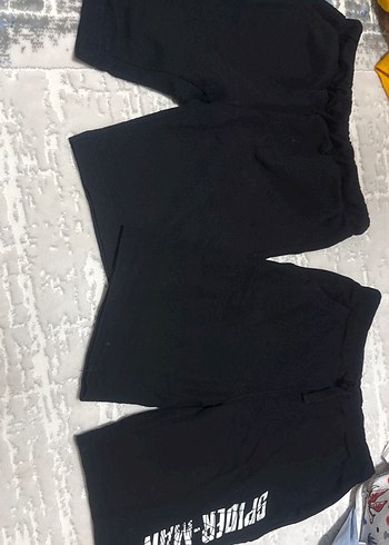 7/8 yaş Siyah Mini çocuk Spor Şort