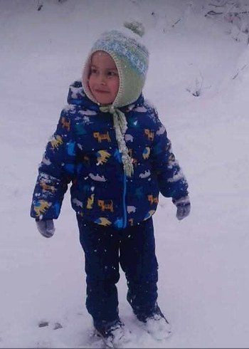 Erkek Çocuk Mavi Desenli Şişme Mont - Görsel 2