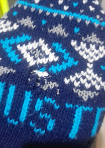 Renkli Desenli Erkek Bere - ISTFUN - Görsel 2