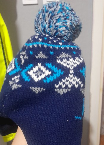 Renkli Desenli Erkek Bere - ISTFUN - Görsel 3