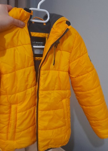 Sarı Fermuarlı Erkek Çocuk Mont - Görsel 2