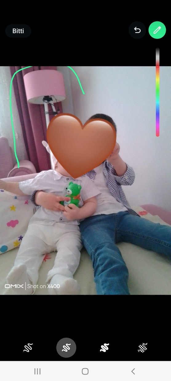 Pastel Pembe Düz fon perde - Görsel 3