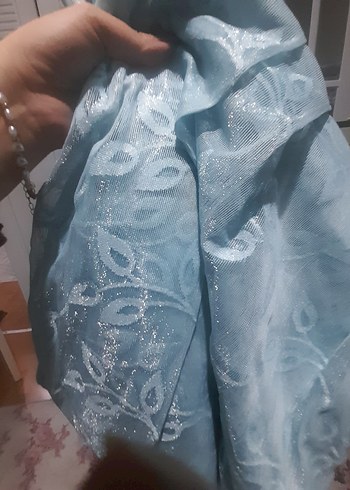 iki kanat fon perde tül - Görsel 3