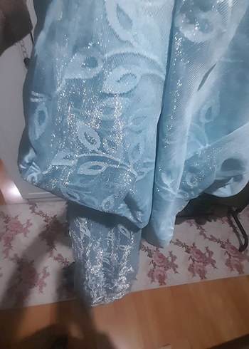 iki kanat fon perde tül - Görsel 2