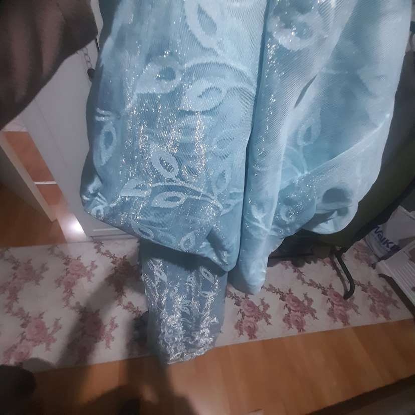 iki kanat fon perde tül - Görsel 2