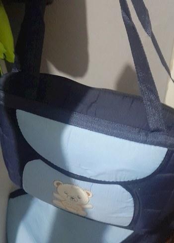 Koyu Mavi Bebek Taşıma Çantası - Görsel 2