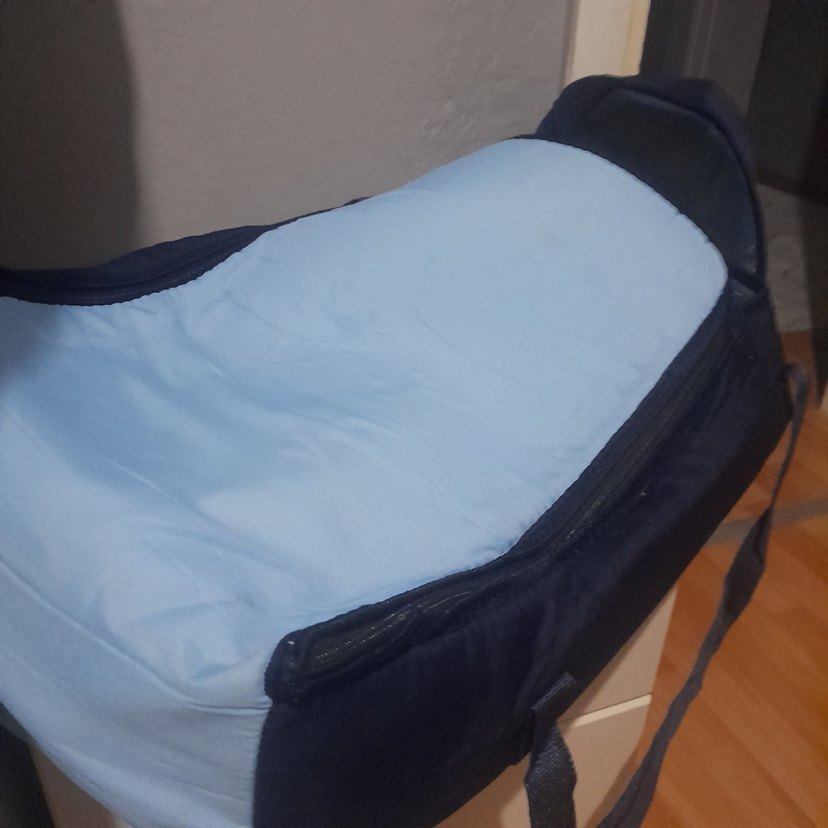 Koyu Mavi Bebek Taşıma Çantası - Görsel 3