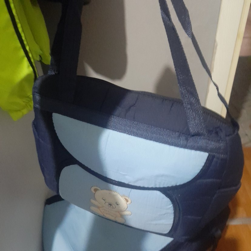 Koyu Mavi Bebek Taşıma Çantası - Görsel 2