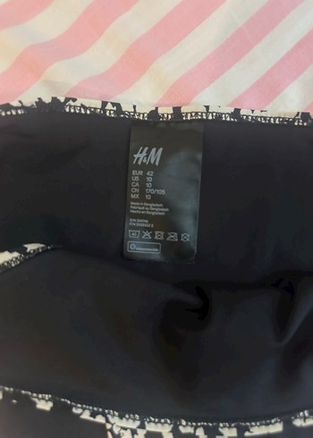 42 Beden siyah Renk Dantel Detaylı Siyah Zebra Desenli Bikini