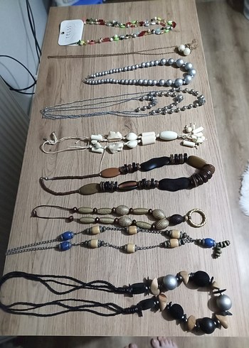 Diğer Bohem Boncuklu Uzun Kolyeler